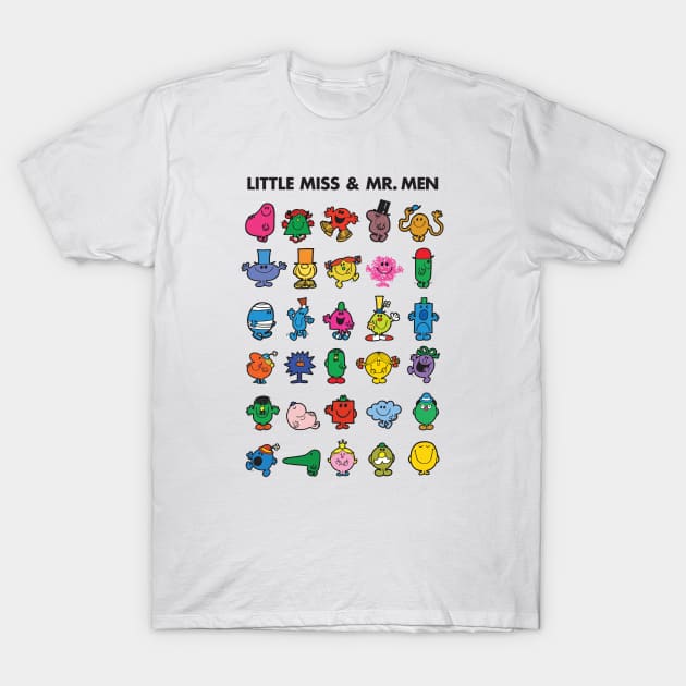 Little Miss Mr. Men T-Shirt by Chewbaccadoll